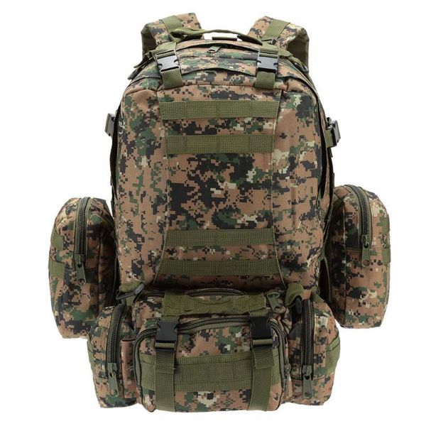 

60l men backpack tactical camouflage backpack outdoor sport climbing hiking camping sport bag travel rucksack