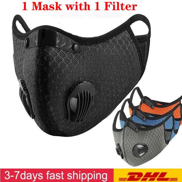 

anti-fog breathable sunscreen mask windproof dust-proof activated carbon outdoor sports cycling face masks fy9