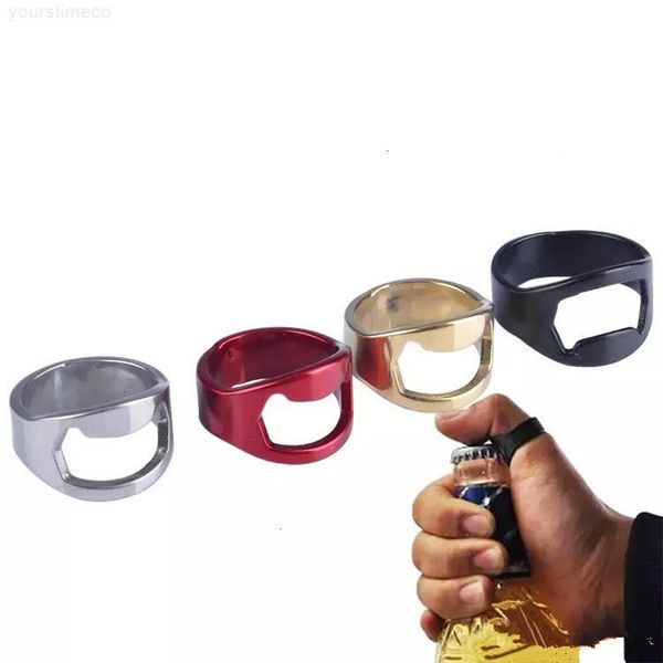 

beer steel portable colorful bar stainless new tool finger ring bottle opener bottel favors ng