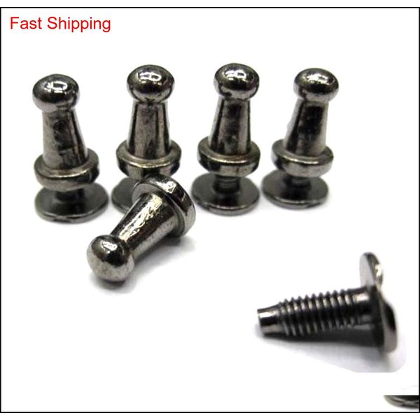 

tsunshine black gunmetal head button studs and posts, metal screwback studs, chicago screws for leather cr qylccs bdehome, Silver