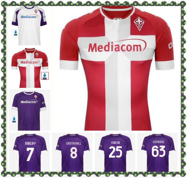 

2020 2021 acf fiorentina soccer jerseys ribery prince boateng simeone pezzella chiesa custom florence home away kids football shirt, Black;yellow