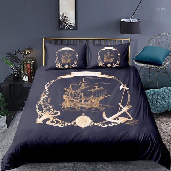 

3d bohemian duvet sets bedding set quilt comforther covers pillow shams full twin double single size sailboat custom bed linens1