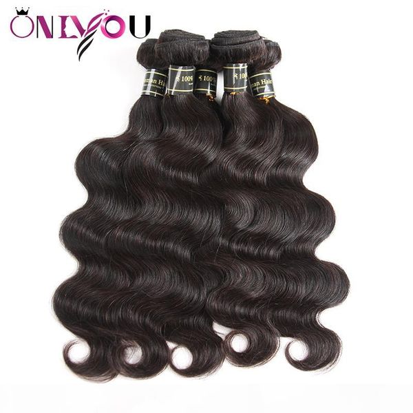 

10a класс бразильские волосы девственницы волосы человеческие волосы наращивания волос плетение 5 или 6 связки прямые волосы глубоко воды во, Black