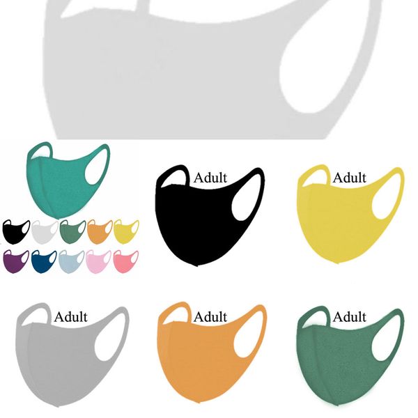 

kids 2020 masks face mask fashion white red ice silk protective facemask dustproof breathable child