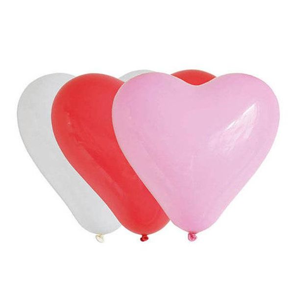 

10pcs 10inch love heart red latex helium balloons wedding decoration globos valentines day happy birthday party ballon wmtcde