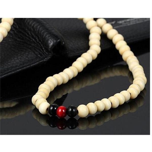 

buddhist 108 6mmsandalwood buddha meditation for women men prayer beads mala bracelet jewelryj2st, Black