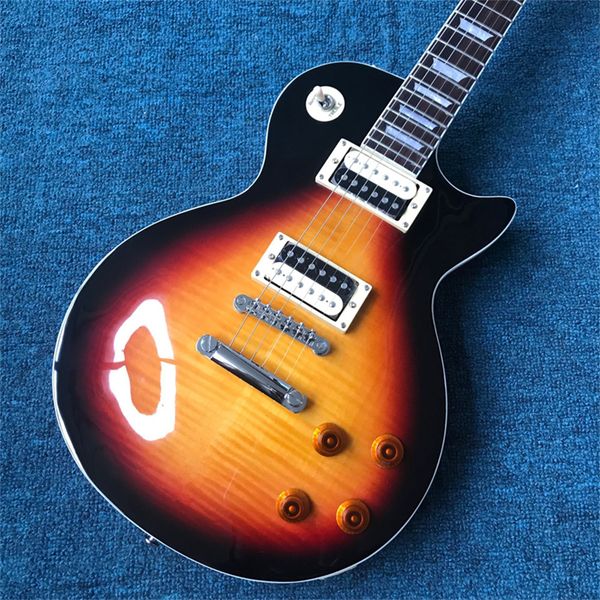 

delivery, tiger maple electric guitar, ,rosewood fingerboard , electric guitars guitarra