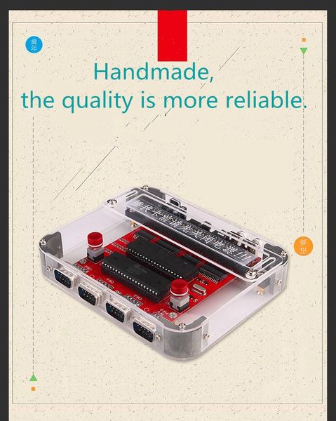 

portable game players coolbaby rs-40 console diy mini nostalgic red and white tv fc homemade classic double battle controller