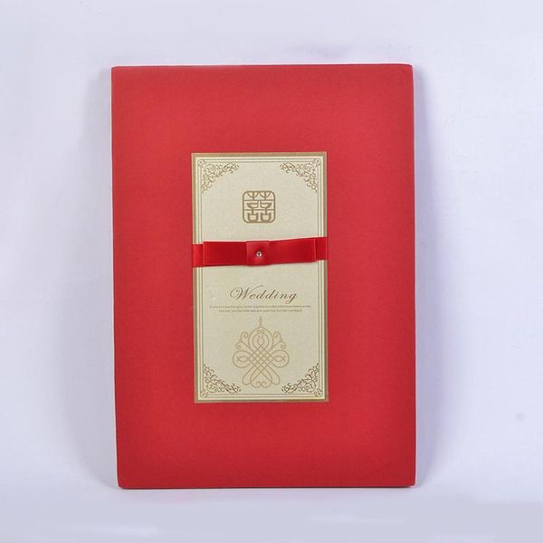 

red wedding guest book signature book for wedding decoration reception souvenirs gift marriage event party supplies jllwbm