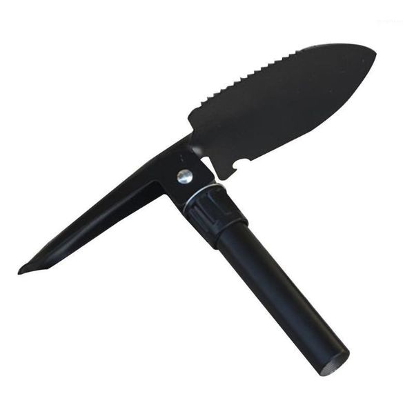 

carbon steel army three folding spade shovel camping metal portable survival trowel garden outdoor tool1