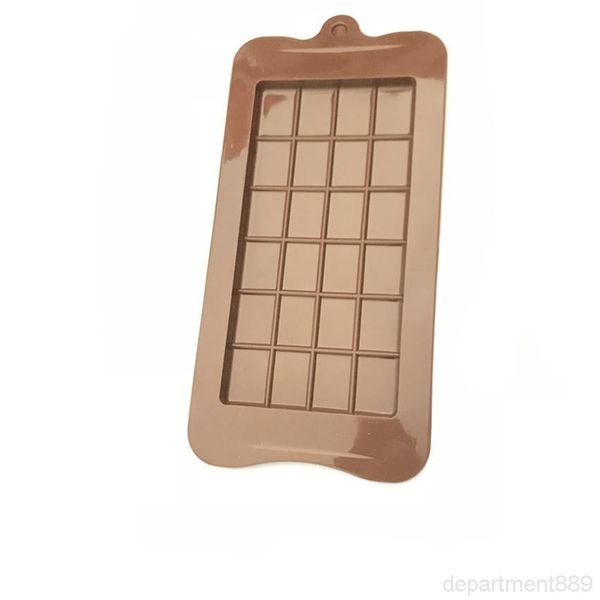 

24 grid square chocolate dessert mold bar block ice silicone cake candy sugar bake mould dha52