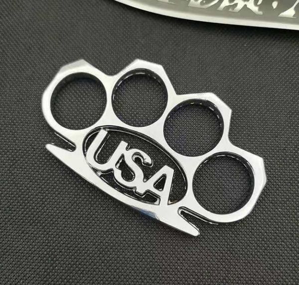 

alloy finger tiger four finger self-defense weapon portable hand clasp fist finger martial arts self-defense combat training equipment hand8