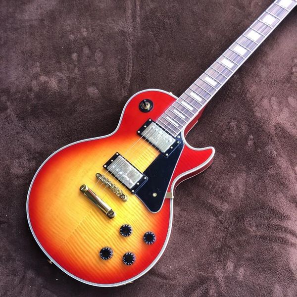 

chibson redburst custom, lp guitar, can customize all kinds of electric guitar, deliver