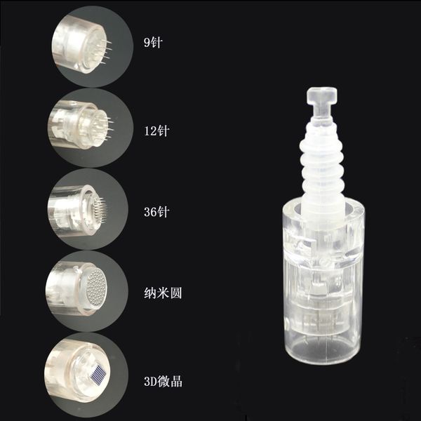

derma pen needle cartridge 1 3 5 7/ 9 12 36 42 / nano/ 3d silicon needle microneedle tattoo needles wholesale