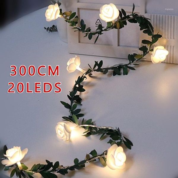 

1 *string light 10/20/40 led fake flower string fairy lights christmas tree wedding party home decor new1