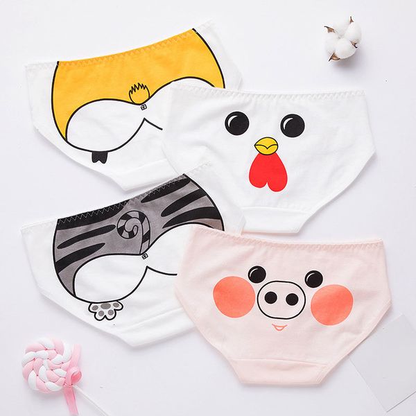 

cartoon women lingerie fashion cotton comfortable underwear girls panties seamless cute women's under briefs, Black;pink