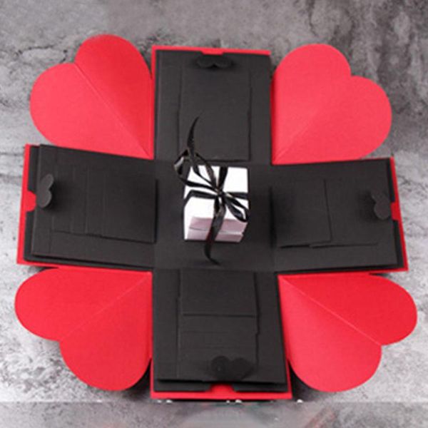 

explosion box gift scrapbook christmas anniversary birthday baby shower love p travel diy crafts surprise paper