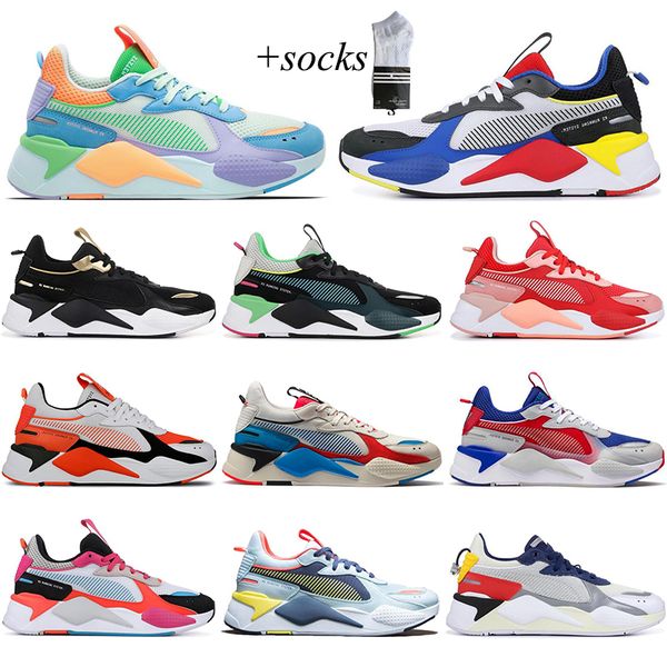 

rs-x running shoes for men women triple black white blue orange red chaussures outdoor breathable jogging mens trainers sports sneaker