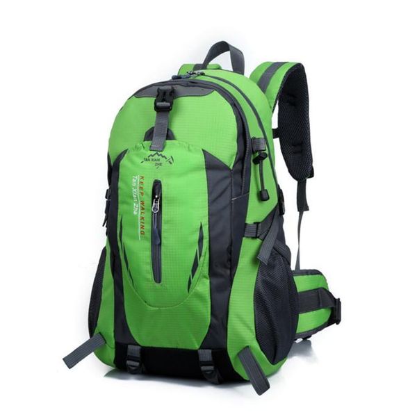 

outdoor bags 40l sports mountaineering backpack camping hiking trekking rucksack travel waterproof cover bike #d