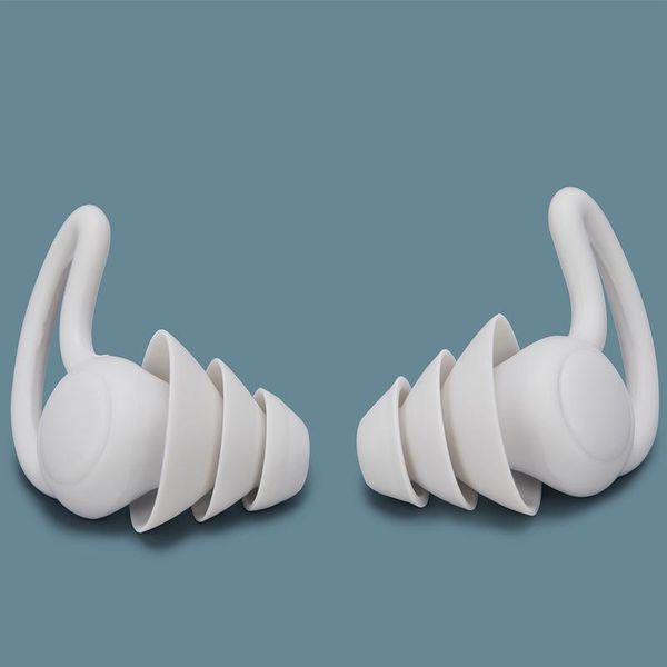

1 pair earplugs protective ear plugs soft sile waterproof anti-noise earphones protector for travel sleep and sqcvtz
