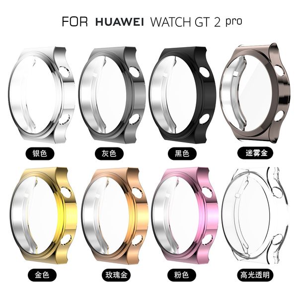 

transparent cover for huawei gt2 pro 360 full soft clear tpu protective case for huawei gt2 pro gt2pro smartwatch cover coque