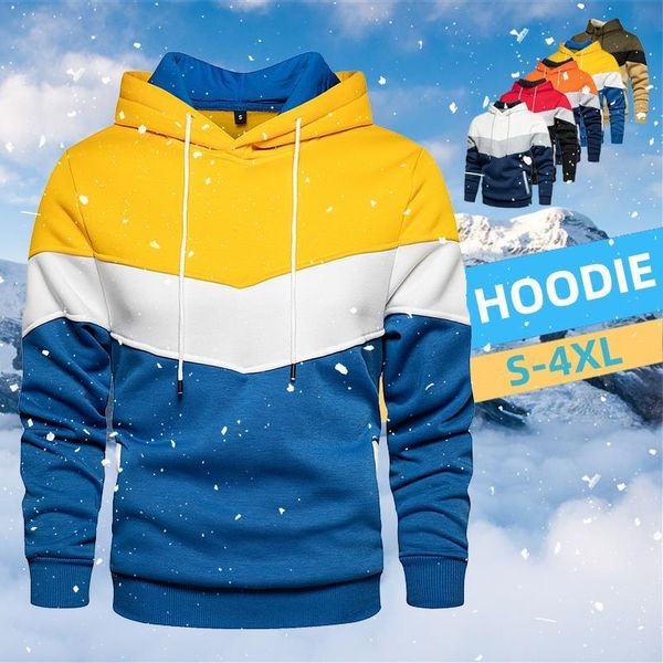 

высококачественные марки men hoodie 2020 осенняя уличная одежда хип-хоп мужчины капюшонов пэчворк флис теплая мода с капюшоном толстовка, Black