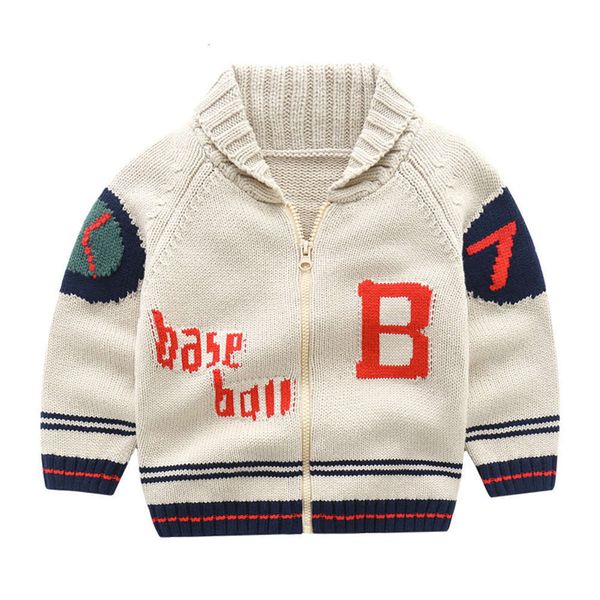 

two children's sweaters ls 5 37 yuan baby's t-shirt 22806 letter cardigan sweater 3x3i, Blue