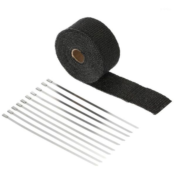 

5m exhaust heat wrap turbo pipe heat insulated wrap for car motorcycle1