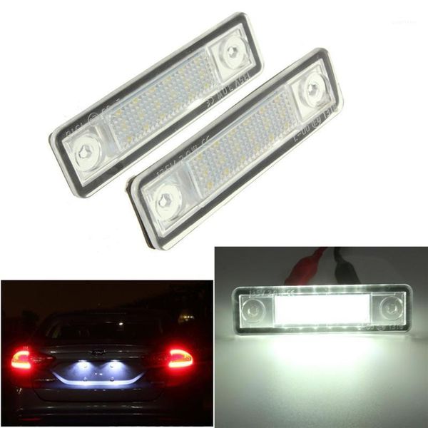 

2pcs car led license plate lights 12v white number plate lamp for vauxhall for /corsa/astra/omega1