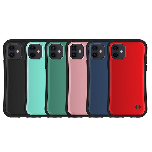 

new slim body phone cases tpu pc 2 in 1 hybrid cases for iphone 12 mini pro max