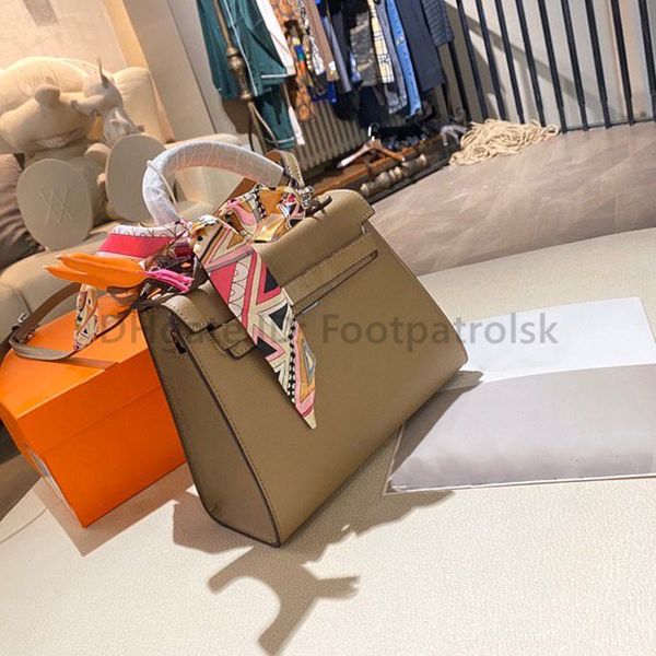 

2021 luxury designer h kelly lindy fashion scarf and horse ribbons letter lock clutch bags lady fashion tote bags shoulder bags