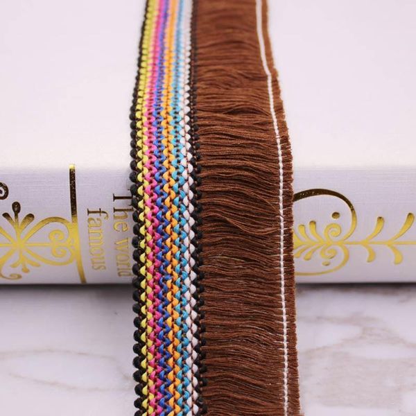 

10yards diy accessories tassel fringe cotton thread lace bohemian tassel trimming fringes for sewing clothes curtains decoration h jlliii