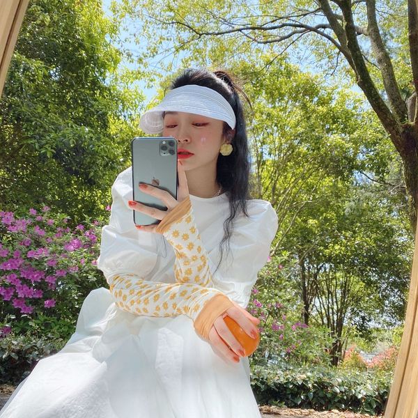 

wear sunscreen hat to cover women's outdoor riding klwe, Blue;gray