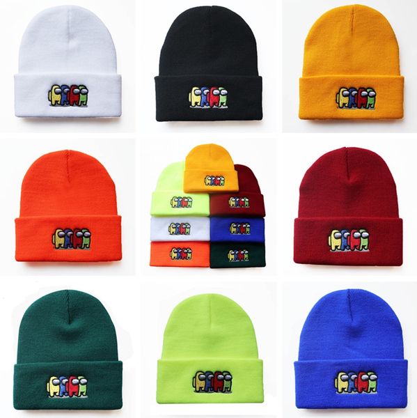 

beanie hat among us knitted hat cartoon designers winter hats warm knitted crochet tuque skull cap cycling ski headwear boutique f120204, Yellow