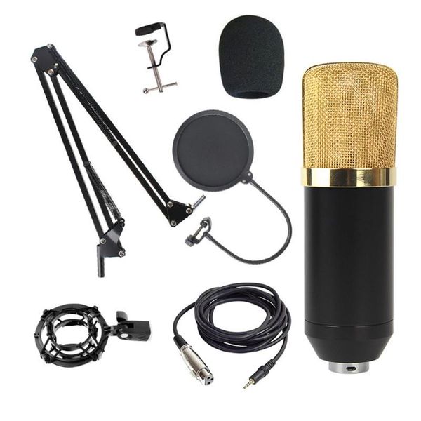 

bm800 condenser microphone host computer recording stand large diaphragm microphone live broadcast equipment set