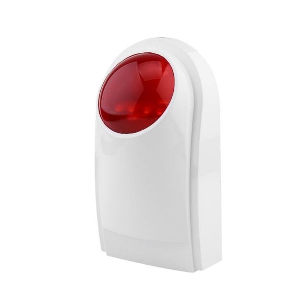 

проводной сигнал тревоги 115 дб открытый водонепроницаемый flash siren sound strone flash alarm siren для wif gsm pstn home security system