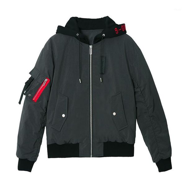 

agradecido men's winter jacket pilot coat black army green doudoune homme men's down jacket winter1