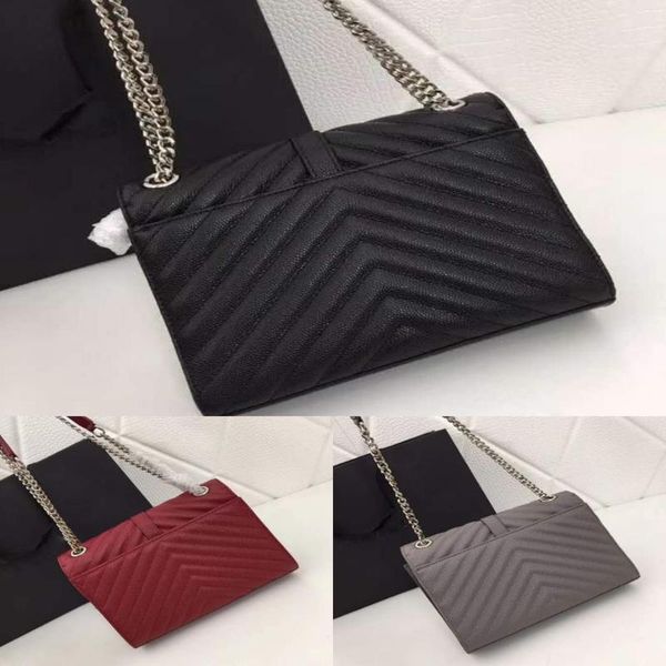 

genuine cowhide designer handbags caviar leather luxury handbags silver charming cross body bag women shoulder bags qynf a9lcb