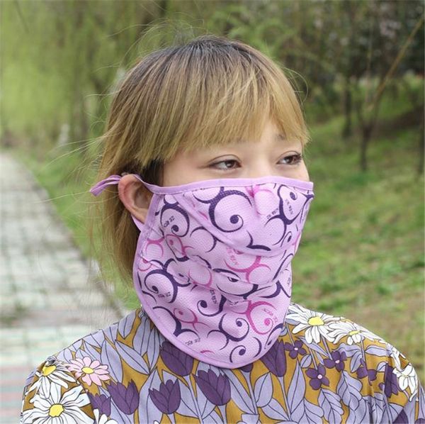 

accessories casual mask couples women costumes cycling sun proof colorful costume