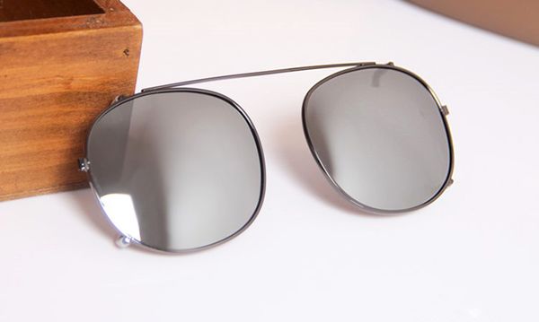 Hotsale Johnny Depp Unisex Espelho Pollarized Sunglasses clip-on UV400 L M S Smart óculos para óculos de prancha