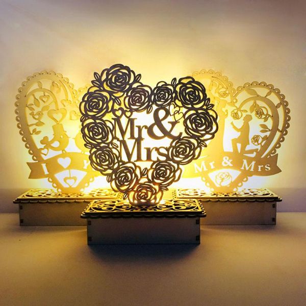 

party favor wooden ornaments mr&mrs wedding decoration rustic favors gifts diy valentine gift for girlfriend led night light