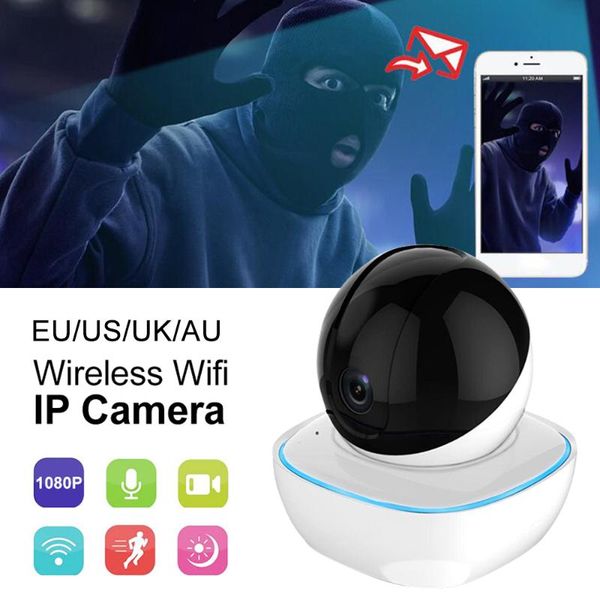 

uk/au plug 1080p ip camera security camera wifi wireless cctv surveillance ir night vision p2p baby monitor pet