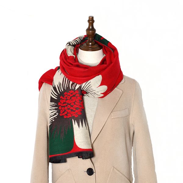 

2021 new brand scarves cashmere shawls women winter warm plaid shawl cloak ms thick blankets tassel scarf holiday gifts cvbf, Blue;gray