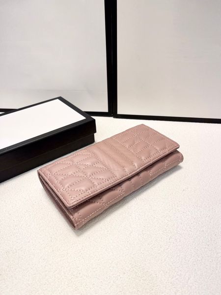 

designer wallet leather long zero wallet card, Red;black