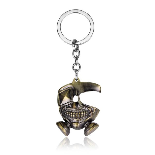 

anime cartoon tokyo ghoul keychain kaneki ken mask cosplay pendant key ring statement jewelry souvenirs wmtpbt xhlove