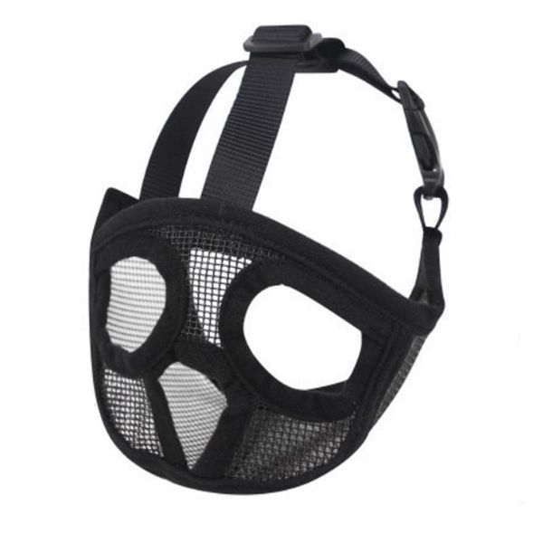 

dog muzzle for dog nylon mask bark mesh breathable pet muzzle comfortable adjustable new design safety dogs muzzles for pets bbyskj