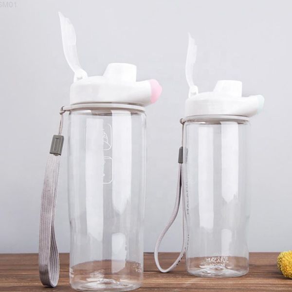 

new arrival transparent fitness water cup easy to carry for sports supplies portable for camping hiking