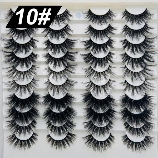 

false eyelashes 100pcs wholesale 9d 100% cruelty lashes handmade reusable natural makeup