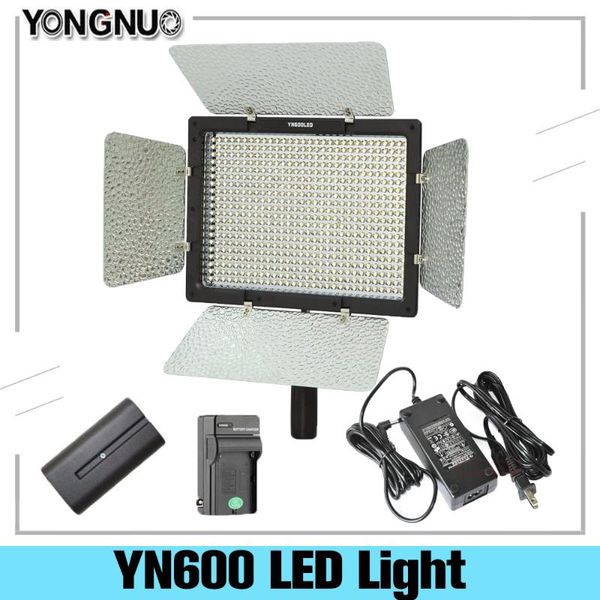 

yongnuo yn600 yn-600 led video light 3200k-5500k/5500k color temperature adjustable 600 leds for camera camcorder