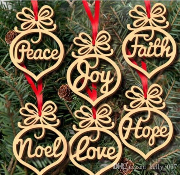 

factory6k1ttree factoryv3wsornament letter pattern wood bubble christmas heart decorations home festival ornaments hanging gift, 6